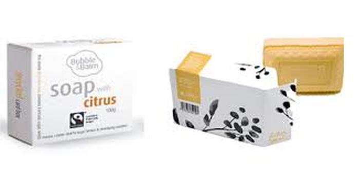 Polka printed White Matte Printed Soap Packaging Boxes